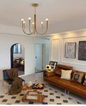 Retro Style Swoop Arm Chandelier Living Room Luxury American pendant lamp best