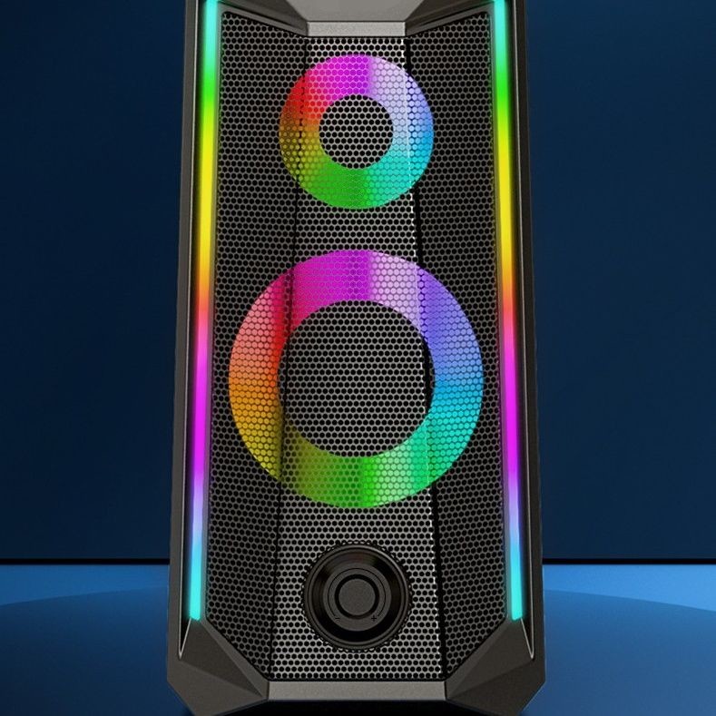RGB Gaming Computer Speaker USB Laptop Small Audio Super Volume Desktop Subwoofers