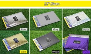 Quality Tamper Proof Metallic Bubble Mailer , Custom Bubble Mailers 23x29cm wholesale