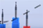AlTiN Coating , UPTO HRC50 Ball Nose End Mill R0.75 1.5mm 2 Flute , Grain Size 0
