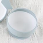 Custom BPA Free Baby Food Bowl Set , Food Grade Suction Baby Silicone Bowl