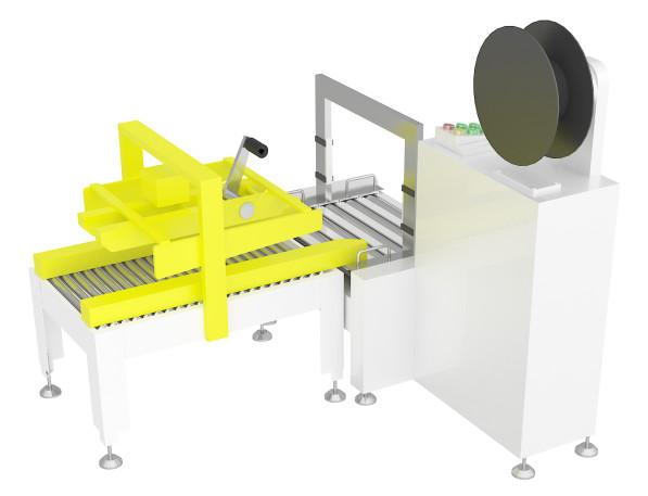 12-15Cartons Min Carton Box Tape Sealing Machine Corrugated Box Strapping