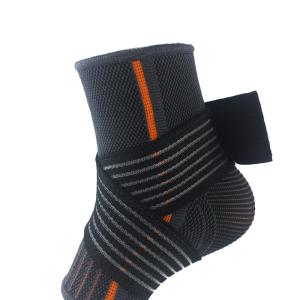 Quality Hot Sale Silicone Sport Elastic Knitted Ankle Support, Compression Ankle Sleeve ,ankle brace for Pain Relief wholesale