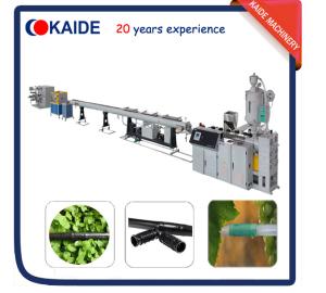 Quality Inline Cylinder PE Drip Irrigation Pipe Extrusion line KAIDE factory wholesale