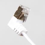 OEM Cat6 Flat Patch Cable Durable 90 Degree To 270 Degree Angle