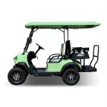 4 Seater Electric Golf Cart 2+2 Seat Luxury Home McPherson Suspension Factory