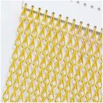 Wall Background Multi Color Metal Mesh Curtain Decorative Screen Aluminum Chain