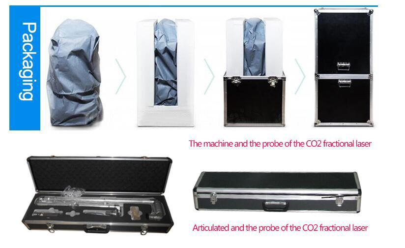 Scar Removal Fractional CO2 Laser Beauty Equipment With 10.4 Inch LCD Touch Screen