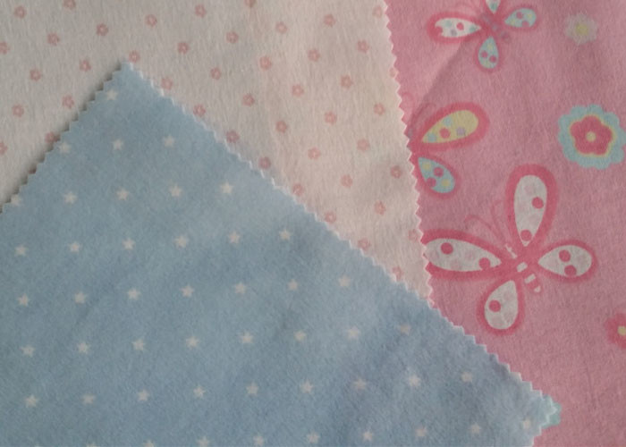 Multi Color Width 57/58'' Cotton Flannel Cloth 100% Cotton Fabric