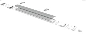 Quality Dualrays D2.5 120LPW SMD2835 40W LED Damp proof Light wholesale