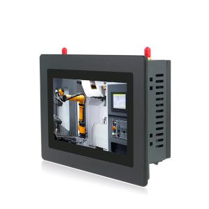 Quality RJ45 Capacitive Touchscreen Industrial Fanless Mini PC Panel Mount wholesale