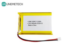 Quality High Voltage Lipo Battery 103962 3.8V 3400mAh LiHV Batteries For Digital Camera wholesale