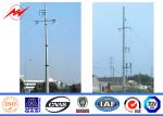 ISO 69 KV Polygonal Electric Power Pole 2 Sections