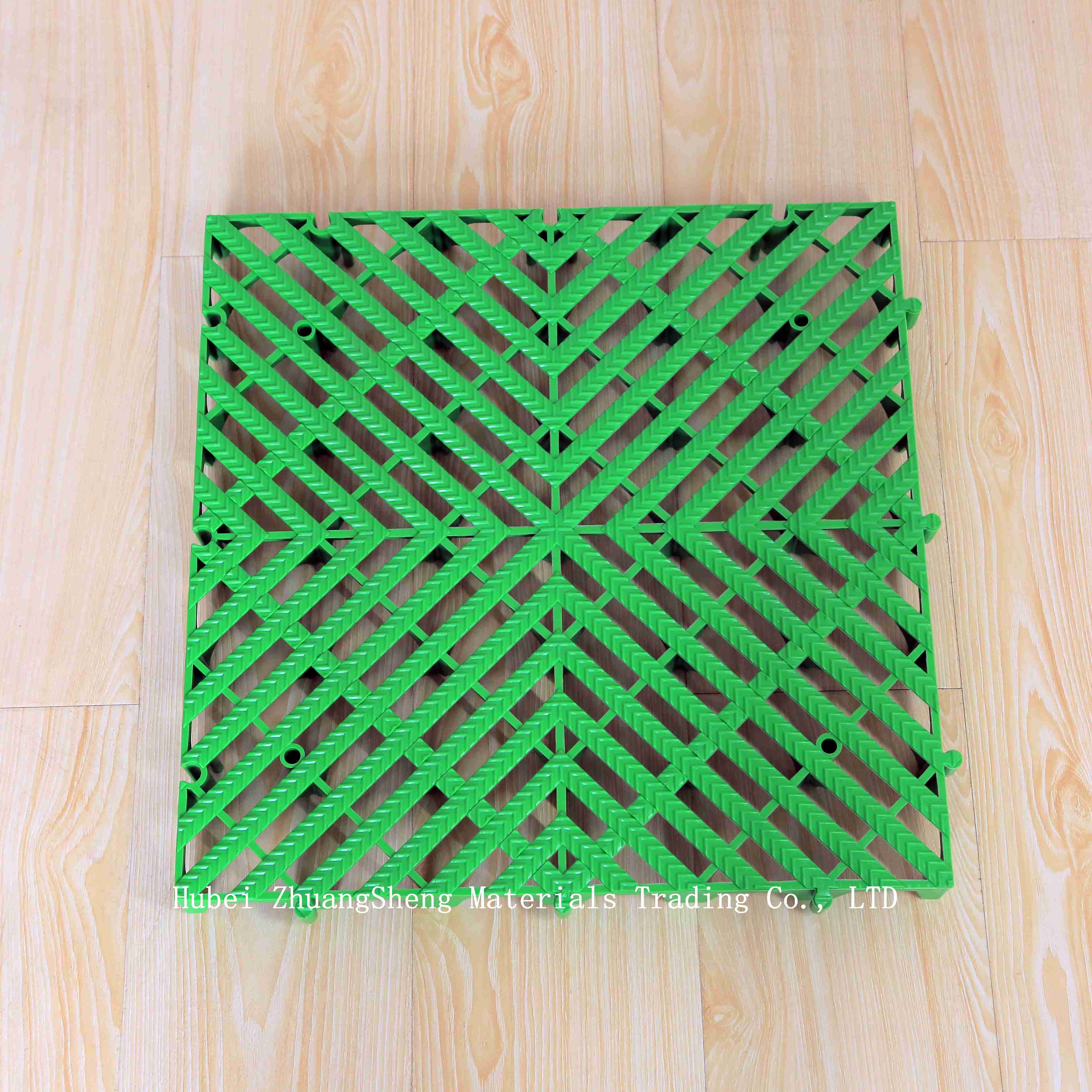3.9mm Plastic Permeable Floor / Car Wash Grille Floor / Corrugated Plastic Floor Protection Sheets Board