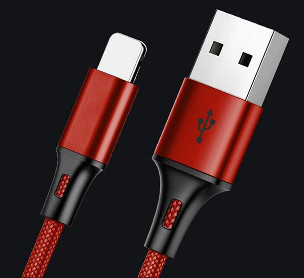 Red Standard Micro USB Data Cable Universal 3 in 1 USB Charging Cable