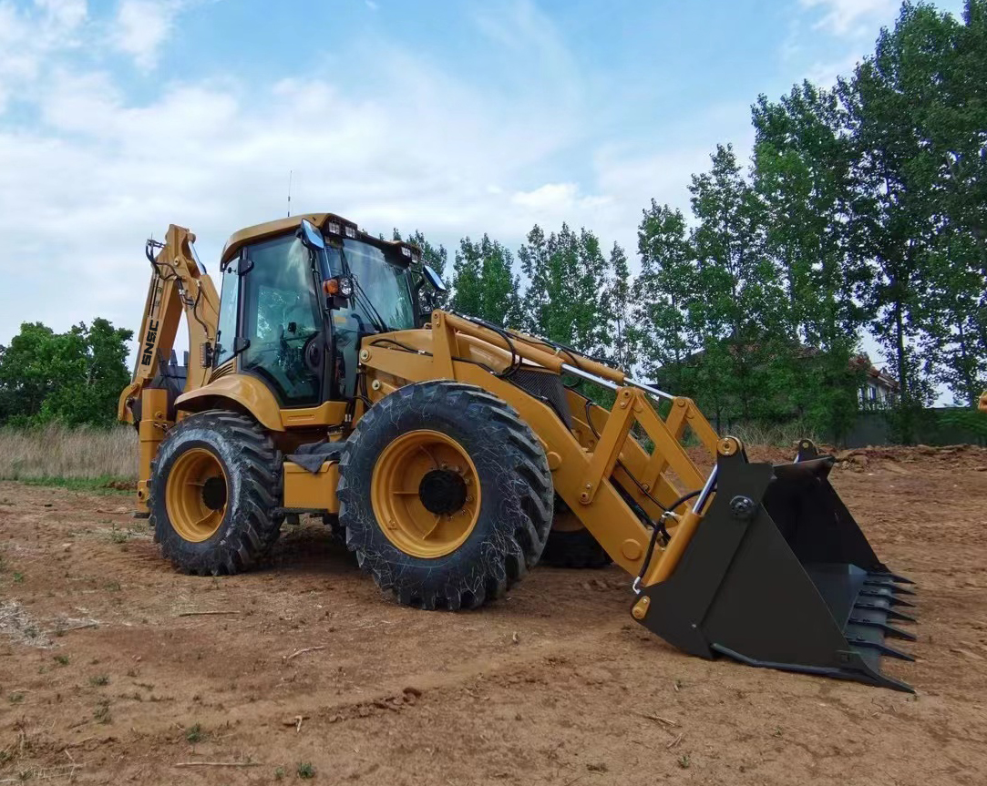 Backhoe Loader SNSC 388 Excavator Machine with Yunnei Engine Construction Equipment