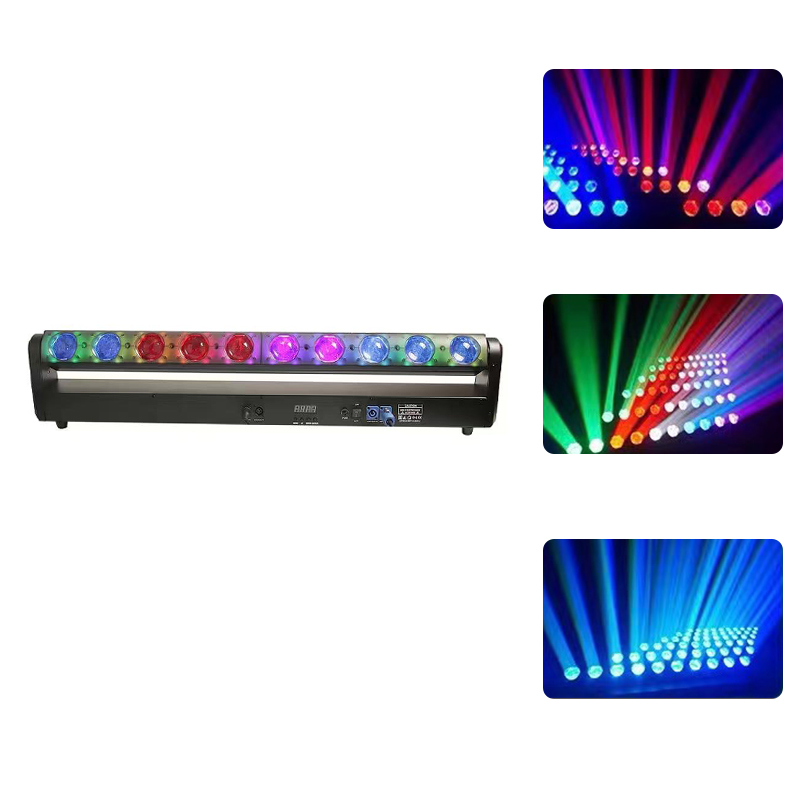 50000 Hours Working Lifetime 10*40w 4in1 LED Beam Moving Head Light for Stage DJ Wedding