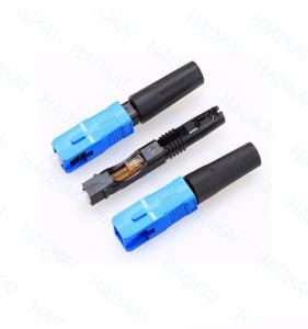Quality SC UPC Fiber Optic Fast Connector 0.9mm 2.0mm Single Mode SC Fiber Connector wholesale