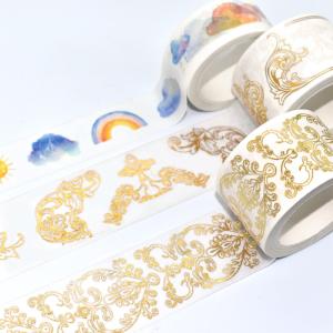 Quality Japanese Washi Paper Tape Custom Printed Gold Foil Washi Tape Manufacturer wholesale