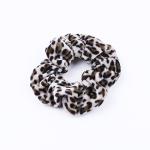 Christmas Flannel Hair Tress Velvet Hair Accessories Set Leopard Hair Tie