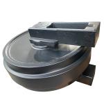 Dh150 Dh220 Dh280 Dh300 Excavator Idler Wheel 84314999 Forging Casting Process