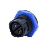 250V 10A Nylon Electronic M12 Waterproof Connector 2-5P IP67 Rating Customized