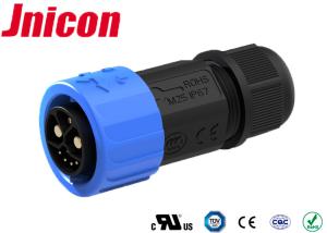 Quality Jnicon M23 Waterproof Power Connector Push Locking PA66 Mold For E Vehicles wholesale