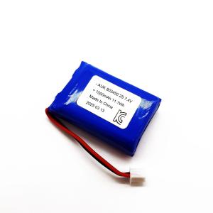 China AUK 803450 7.4V 2S 1500mAh Lipo Battery Lithium Polymer For Medical Device Ventilator And  Defibrillator Battery on sale