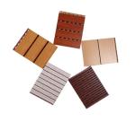 Eco-Friendly E1 Stripe Design Wooden Board Acoustic Panel Insulation and