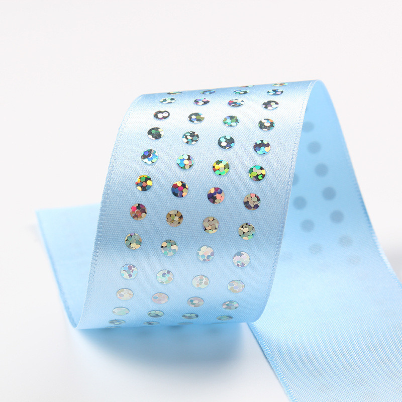 Single Face Diamond Poly Satin Ribbon 5mm-50mm Polyester Satin Ribbon