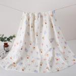 Cotton gauze baby bath towel newborn blanket cover suitable for any season's