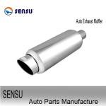 SS201 Stainless Steel Exhaust Parts Universal Exhaust Silencer Chambered