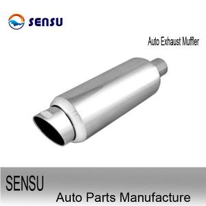 Quality SS201 Stainless Steel Exhaust Parts Universal Exhaust Silencer Chambered wholesale