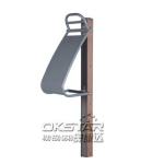 fitness equipment for elderly wood outdoor fitness equipment park back stretcher