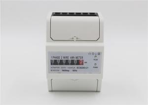 Smart KWH Din Rail Mounted Power Meter 1 Phase Kwh Meter Din Rail Type