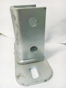 Quality Electro Galvanized Stainless Steel Strut Fittings Square Post Base Plate Fittings wholesale