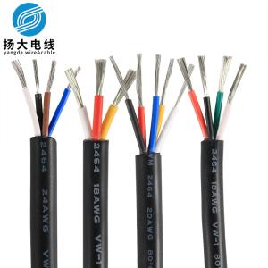 Quality 300V AC 18AWG 2464 Flat Ribbon Power Cord Cable wholesale