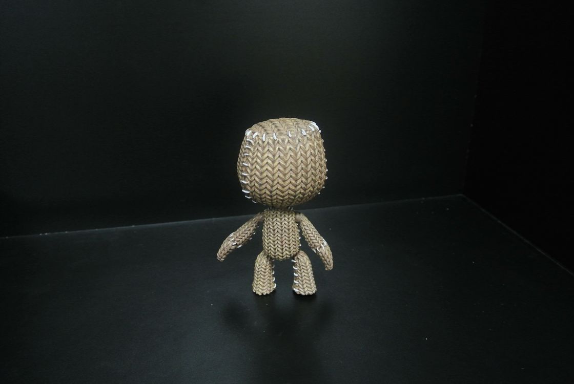 Woven Bag Effect Custom Action Figures With Little Big Planet Logo