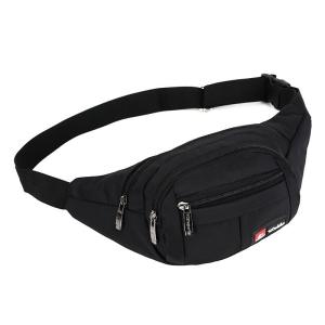 Quality Cell Phone Waterproof Lumbar Pack / Waist Pouch 3 Zipper Pockets Durable SGS wholesale