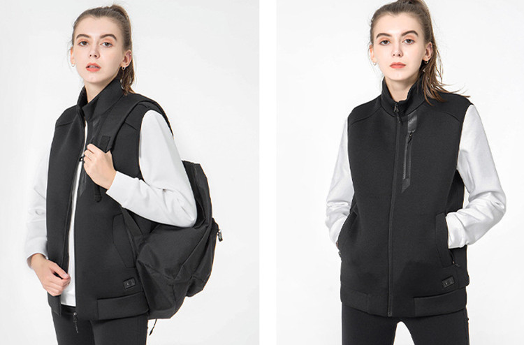 Electrically Thermal Rechargeable Heated Vest graphene Heated Body Warmer