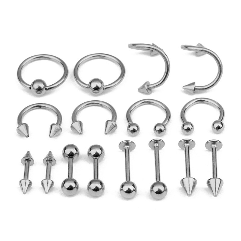 Surgical Steel Nose Rings Body Piercing For Women Punk Earring Stud Hoops Nariz Percing Nez Piercing