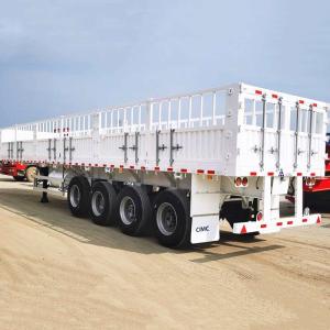 Quality China CIMC 4 Axle 80 Tonnes Fence Cargo Truck Trailer wholesale
