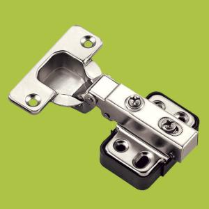 Quality free samples furniture hardware cold-rolled steel hinge half-overlay wholesale