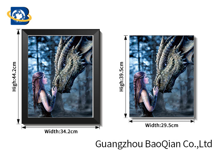 30x40cm Size Lenticular Image Printing Changing Moving Flipped 3D Wallpaper