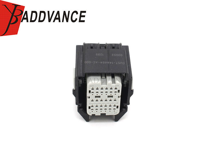 30 Pin Female Black PA66 GF35 Waterproof Automotive Connectors Housing