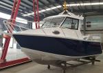 5mm Marine Grade Cuddy Cabin Boats Aluminum River Boats Smooth Deep V Design
