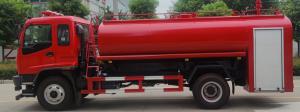 Quality 240HP 6 Wheeled Fire Truck With Water Tank 10T Multifunctional wholesale