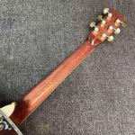 Custom D Body Life Tree Inlay Sunburst Acoustic Electric Guitar, Customized logo