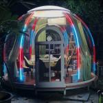 Hotel PC Sheet Full 360 Degree Sound Insulation Flame Retardant Bubble House