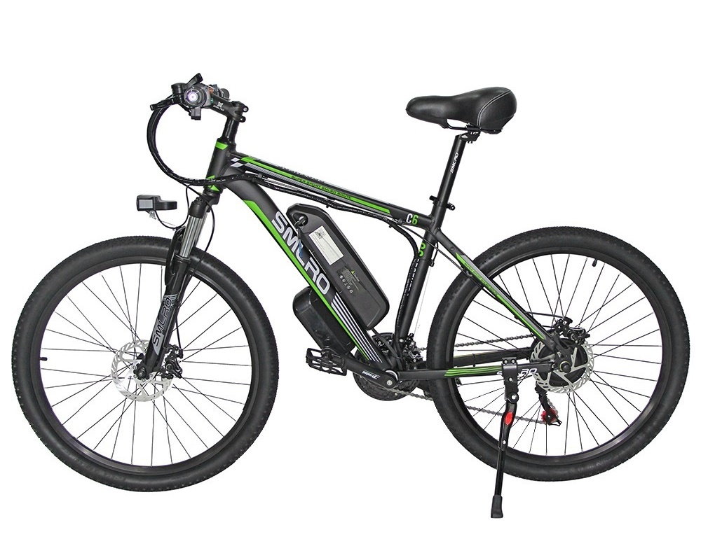 Disc Brake 29 Inch Electric Bicycle , 13Ah Smlro C6 Electric Bike